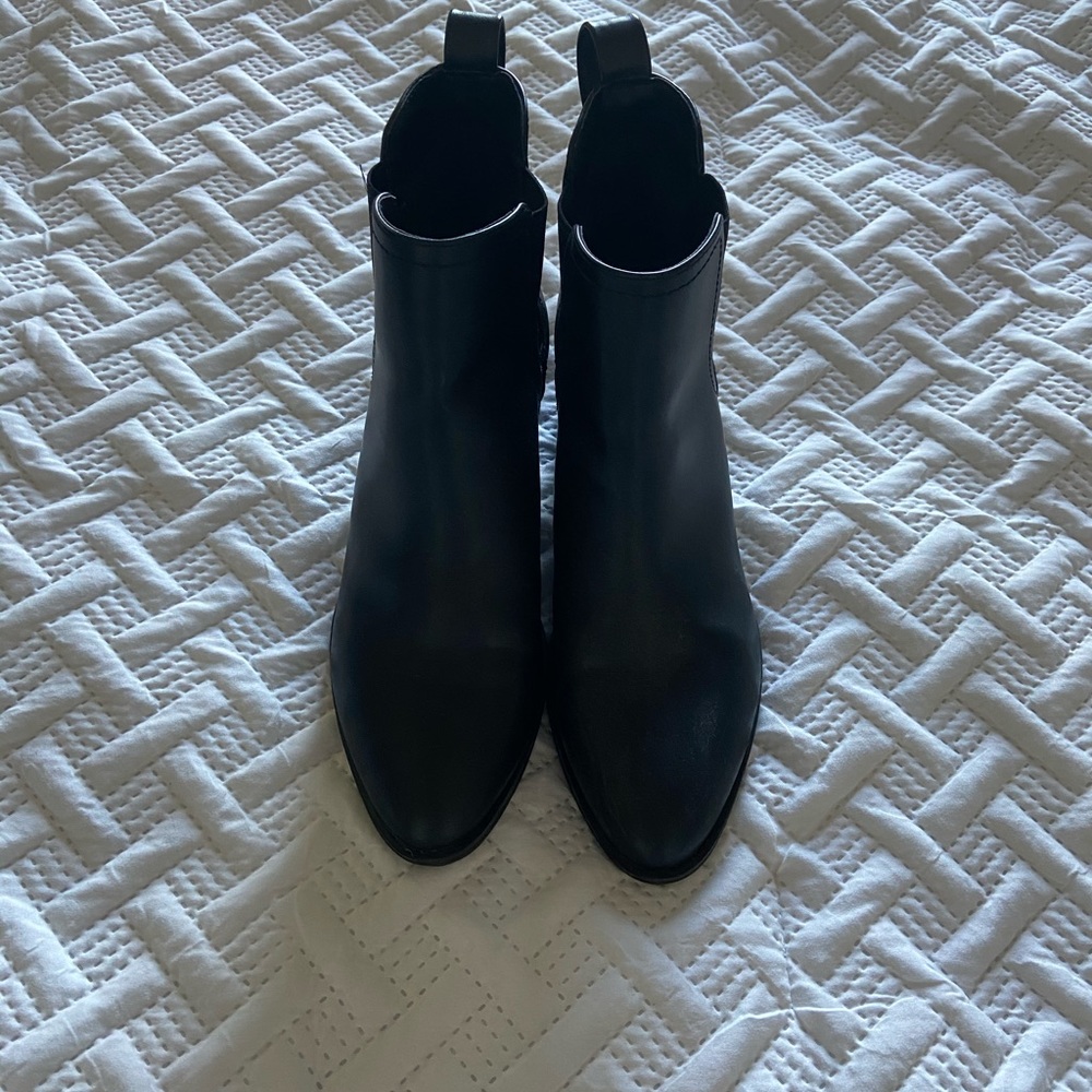 Black ankle boots
